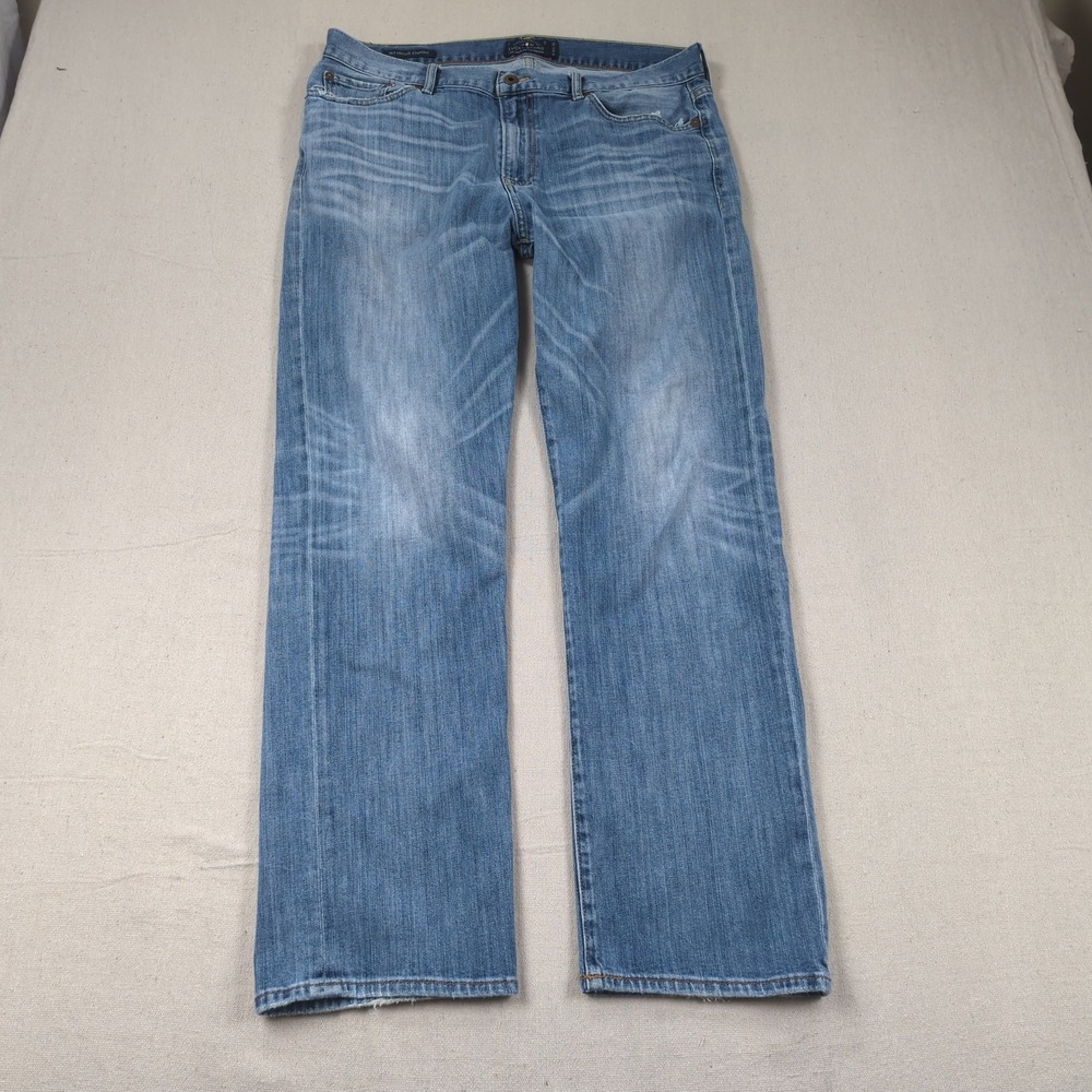 Lucky Brand Jeans Mens 34x32 Blue 363 Vintage Straight Casual Classic